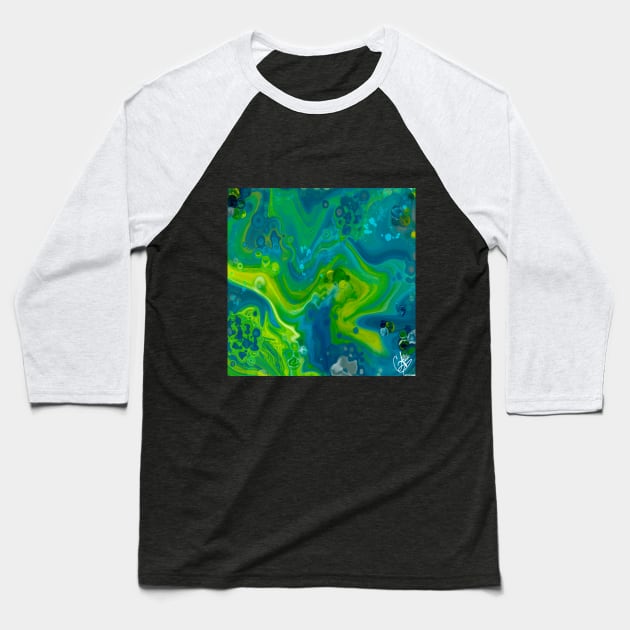 Algae Baseball T-Shirt by MayGreenAbgrall